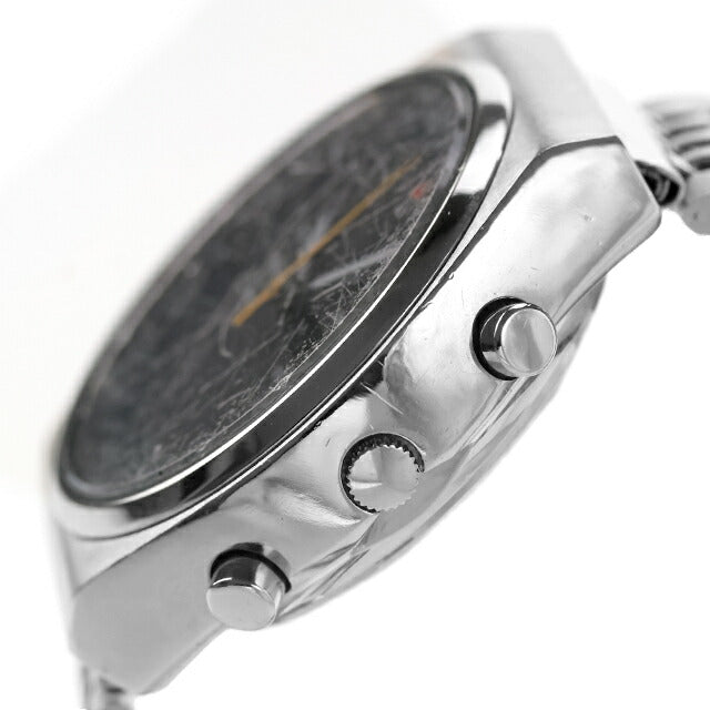 Used, OHed, Rare Model Seiko Seiko Time Sonar Flyback Chronograph 7015 7015-6010 Analog Watch Men&