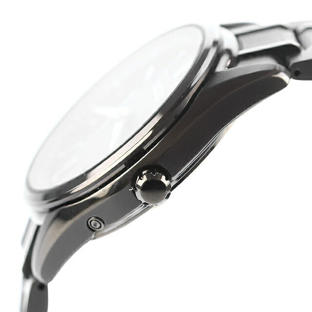 中古 セイコー SEIKO セイコーセレクション ソーラー電波 チタン 薄型 オールブラック SBTM343 アナログ 腕時計 ブランド メンズ ブラック UW-SJ-OT-00063