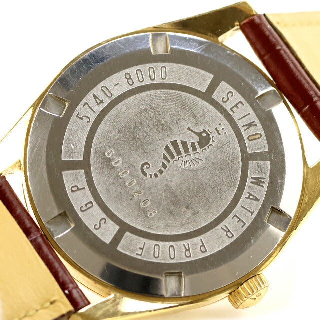 中古 セイコー SEIKO ロードマーベル 全数字 フルアラビア シーホース 防水側 5740-8000 1966年製 アナログ 腕時計 ブランド メンズ UW-SJ-OT-00068