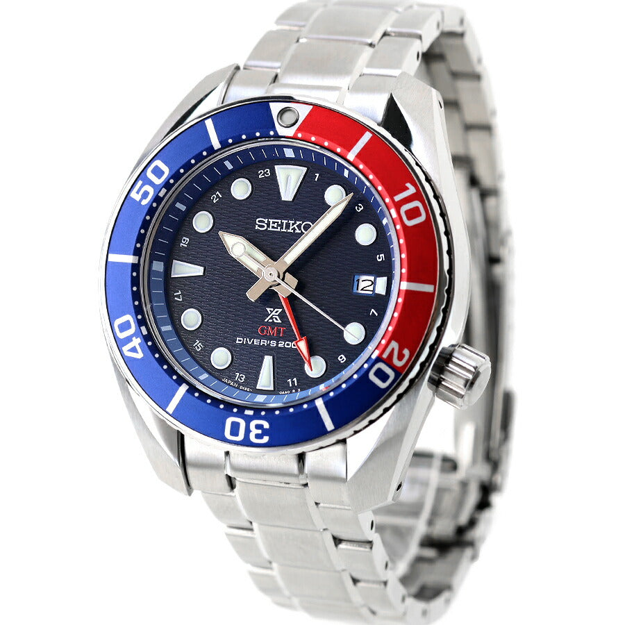中古 セイコー SEIKO プロスペックス ダイバースキューバ ソーラーダイバーズ スモウ SUMO GMT SBPK005 アナログ 腕時計 ブランド メンズ UW-SJ-PX-00038