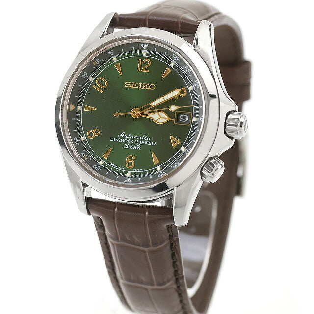 中古 セイコー SEIKO アルピニスト 6R15 簡易方位計 グリーン ベルト