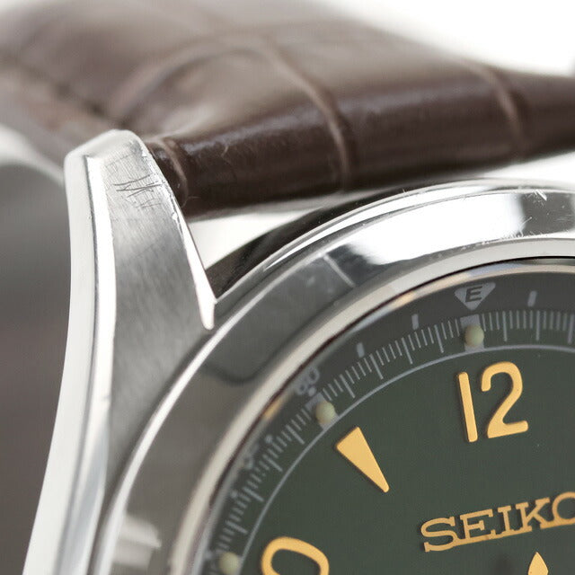 中古 セイコー SEIKO アルピニスト 6R15 簡易方位計 グリーン ベルト新品交換済 SARB017 アナログ 腕時計 ブランド メンズ UW-SJ-PX-00059