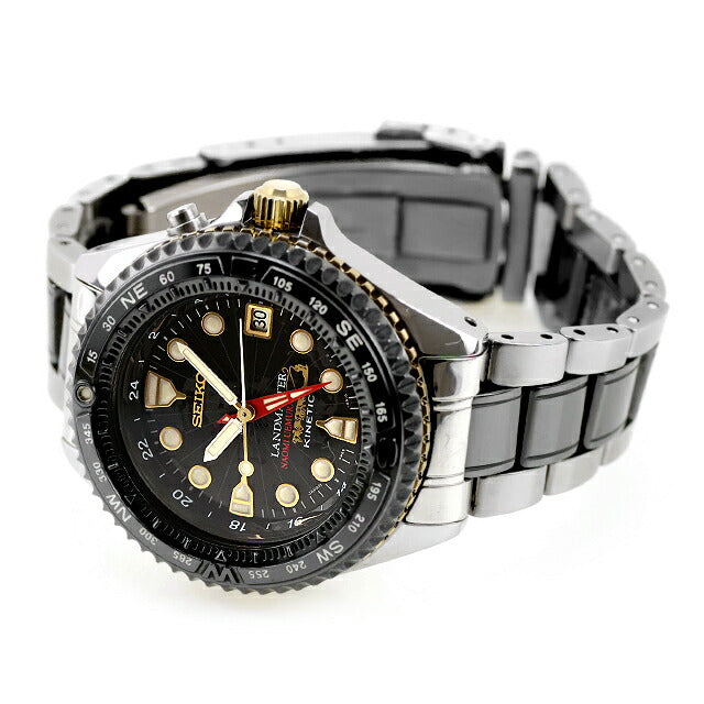 中古 メーカーOH済 セイコー SEIKO プロスペックス ランドマスター 植村直己限定モデル キネティック AGS 5M65 アナログ 腕時計 ブランド UW-SJ-PX-00063