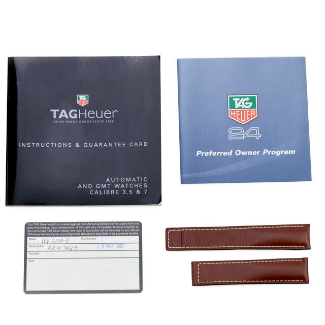 中古 タグ・ホイヤー TAG Heuer カレラ キャリバー5 シンプル デイト 自動巻き 純正ベルト付属 WV211A-0 アナログ 腕時計 ブランド メンズ UW-TH-CR-00003