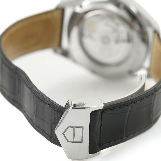 中古 タグ・ホイヤー TAG Heuer カレラ キャリバー5 シンプル デイト 自動巻き 純正ベルト付属 WV211A-0 アナログ 腕時計 ブランド メンズ UW-TH-CR-00003