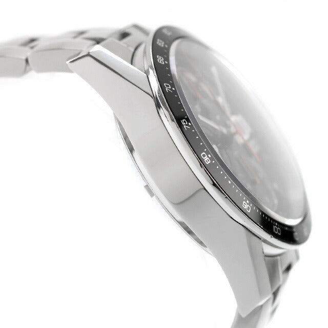 中古 仕上げ済 タグ・ホイヤー TAG Heuer カレラ キャリバー16 デイデイト 自動巻きクロノグラフ CV201AH.BA0725 アナログ 腕時計 ブランド UW-TH-CR-00004