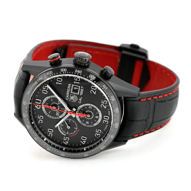 中古 美品 タグ・ホイヤー TAG Heuer カレラ キャリバー1887 自動巻きクロノグラフ CAR2A80.FC6237 アナログ 腕時計 ブランド メンズ UW-TH-CR-00005