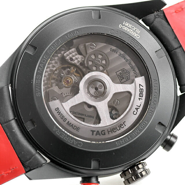 中古 美品 タグ・ホイヤー TAG Heuer カレラ キャリバー1887 自動巻きクロノグラフ CAR2A80.FC6237 アナログ 腕時計 ブランド メンズ UW-TH-CR-00005