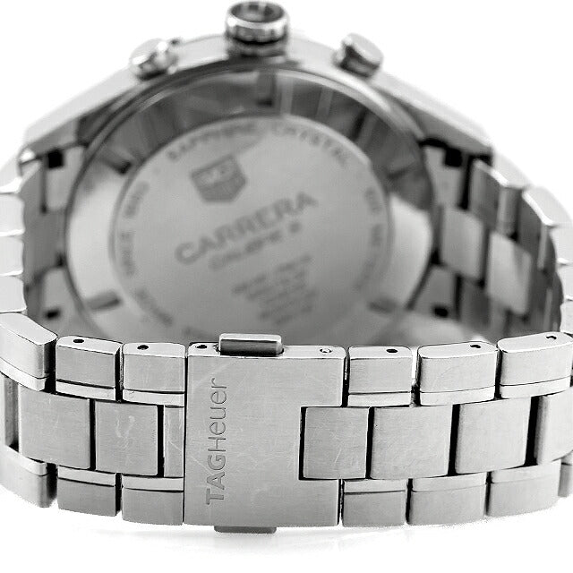 中古 タグ・ホイヤー TAG Heuer カレラ キャリバーS クォーツクロノグラフ 1/100秒 パーペチュアルカレンダー CV7A13.BA0795 腕時計 メンズ UW-TH-CR-00011