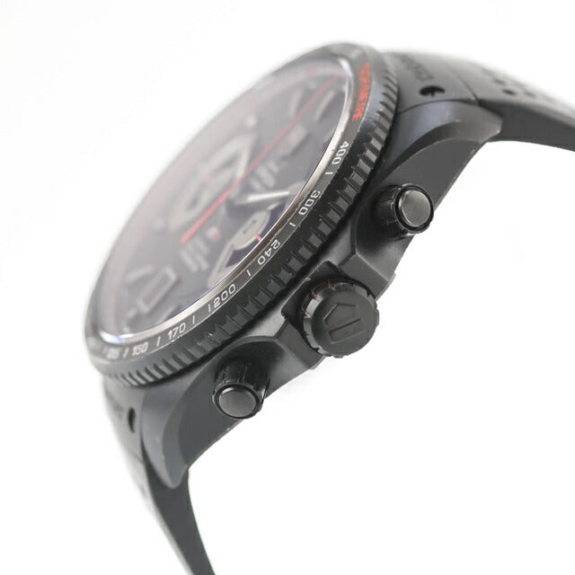 中古 タグ・ホイヤー TAG Heuer グランドカレラ キャリバー17 クロノグラフ CAV518B.FT6016 アナログ 腕時計 ブランド メンズ ブラック 黒 UW-TH-GC-00001