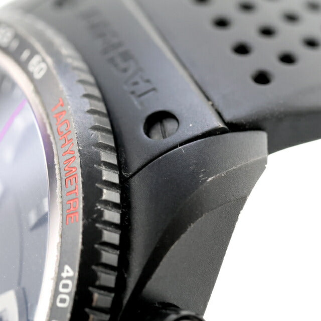中古 タグ・ホイヤー TAG Heuer グランドカレラ キャリバー17 クロノグラフ CAV518B.FT6016 アナログ 腕時計 ブランド メンズ ブラック 黒 UW-TH-GC-00001