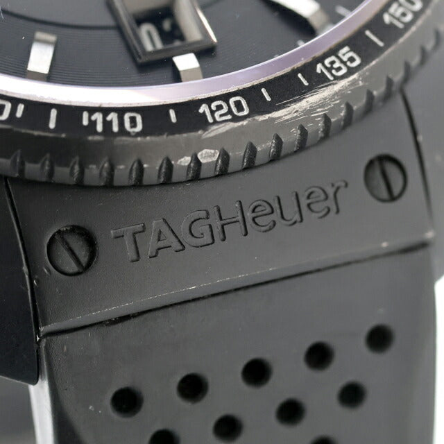中古 タグ・ホイヤー TAG Heuer グランドカレラ キャリバー17 クロノグラフ CAV518B.FT6016 アナログ 腕時計 ブランド メンズ ブラック 黒 UW-TH-GC-00001
