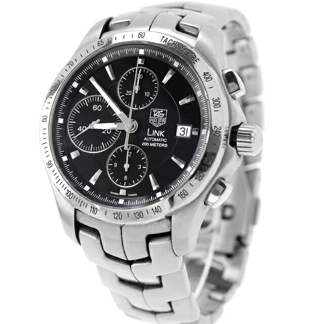 中古 タグ・ホイヤー TAG Heuer リンク タキメーター クロノグラフ