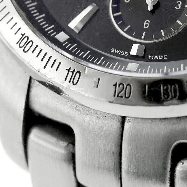 中古 タグ・ホイヤー TAG Heuer リンク タキメーター クロノグラフ 200m防水 ブラック文字盤 CJF2110.BA0594 アナログ 腕時計 ブランド メンズ UW-TH-LK-00001