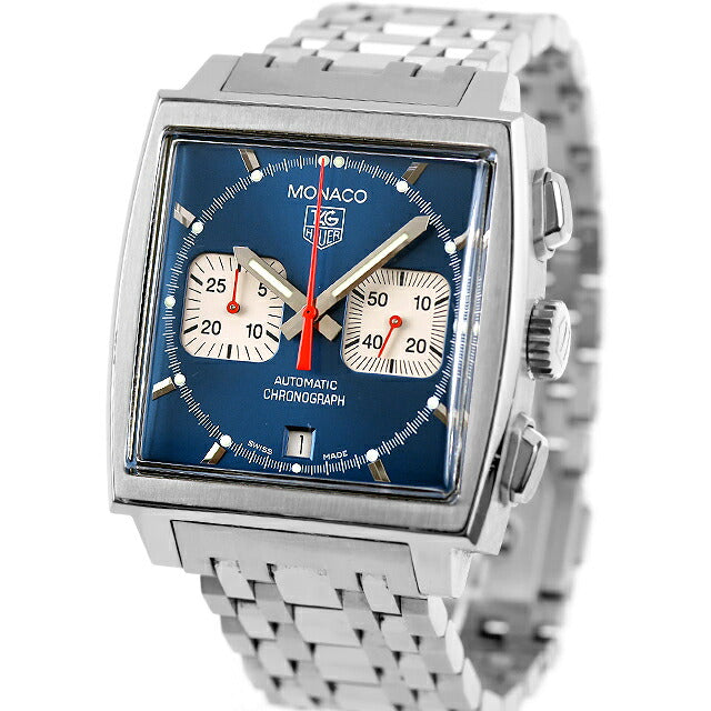 中古 タグ・ホイヤー TAG Heuer モナコ クロノグラフ スティーブ・マックイーン CW2113.BA0780 CW2113-0 アナログ 腕時計 ブランド メンズ UW-TH-MN-00003