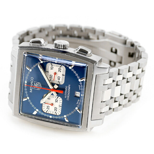 中古 タグ・ホイヤー TAG Heuer モナコ クロノグラフ スティーブ・マックイーン CW2113.BA0780 CW2113-0 アナログ 腕時計 ブランド メンズ UW-TH-MN-00003
