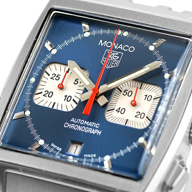 中古 タグ・ホイヤー TAG Heuer モナコ クロノグラフ スティーブ・マックイーン CW2113.BA0780 CW2113-0 アナログ 腕時計 ブランド メンズ UW-TH-MN-00003
