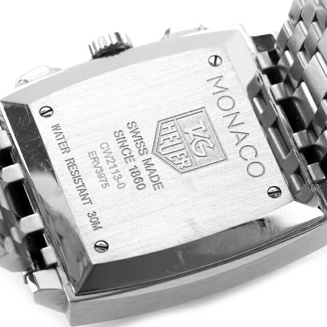 中古 タグ・ホイヤー TAG Heuer モナコ クロノグラフ スティーブ・マックイーン CW2113.BA0780 CW2113-0 アナログ 腕時計 ブランド メンズ UW-TH-MN-00003