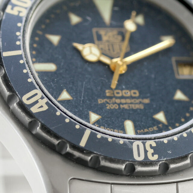 中古 タグ・ホイヤー TAG Heuer 2000シリーズ プロフェッショナル ミドルサイズ ボーイズ 972.613B アナログ 腕時計 ブランド メンズ UW-TH-OT-00006