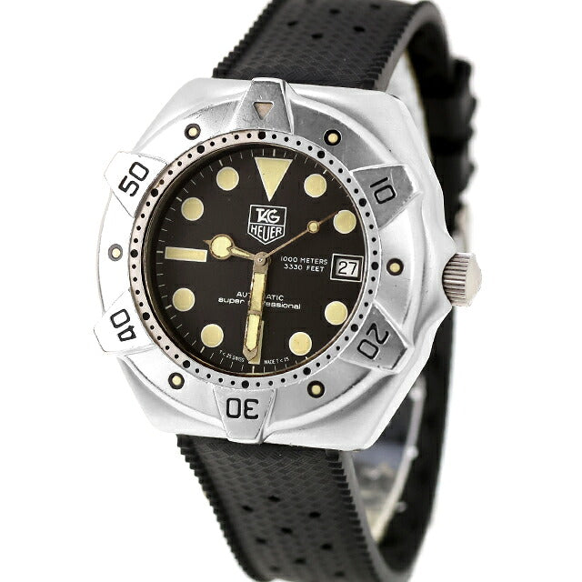 中古 リューズ訳あり タグ・ホイヤー TAG Heuer スーパープロフェッショナル 1000m防水 ダイバーズウォッチ ヴィンテージ WS2110 腕時計 メンズ UW-TH-OT-00016