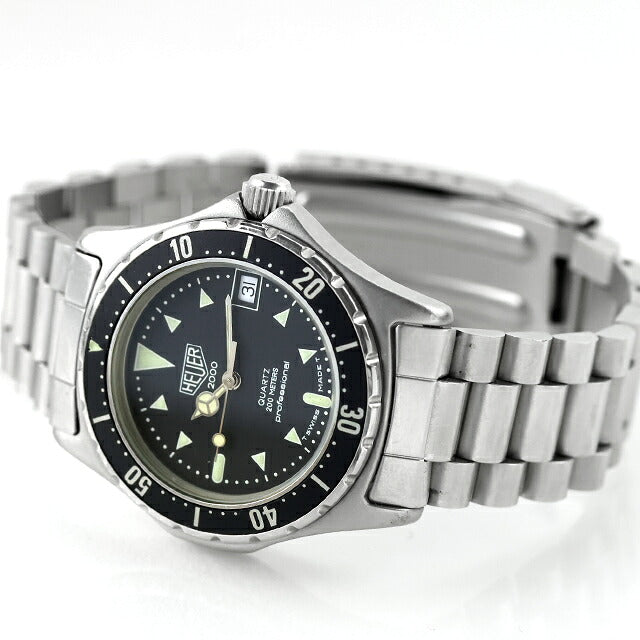 中古 OH済 タグ・ホイヤー TAG Heuer 2000シリーズ プロフェッショナル ダイバーズ プレタグ ホイヤー銘 973.013 アナログ 腕時計 ブランド メンズ レディース UW-TH-OT-00018