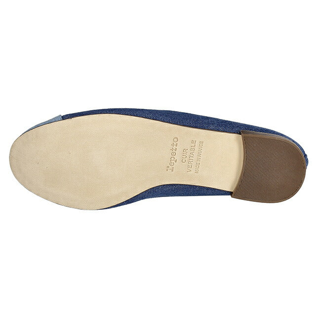 Repetto 正装鞋女式品牌 Repetto 皮革法国 V639JEAN 1473 蓝色鞋子