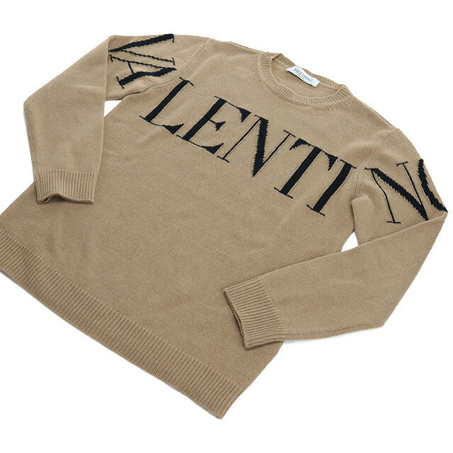 ヴァレンティノ ニット レディース ブランド VALENTINO ウール50% カシミア50% イタリア WB3KCC28 ブラウン系 ウェア VALWB3KCC28A