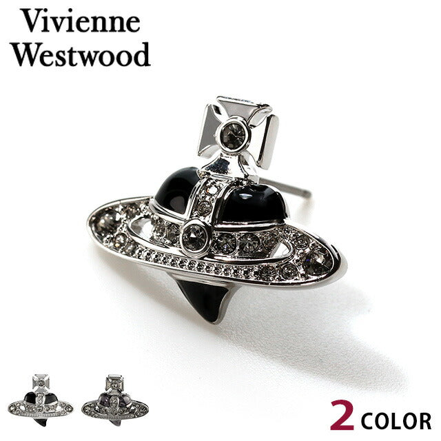 ヴィヴィアン　ディアマンテピアス　ブラック Vivienne Westwood ヴィヴィアンウエストウッド ピアス