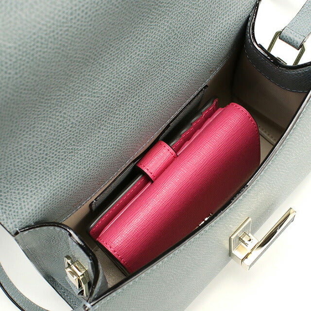 ヴァレクストラ ハンドバッグ レディース ブランド VALEXTRA V5E23 ブルー バッグ VLEV5E23071