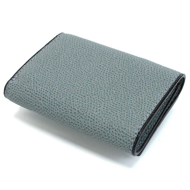 ヴァレクストラ 三折財布小銭入付き レディース ブランド VALEXTRA イタリア V8L26 ブルーグレー 財布 VLEV8L26041