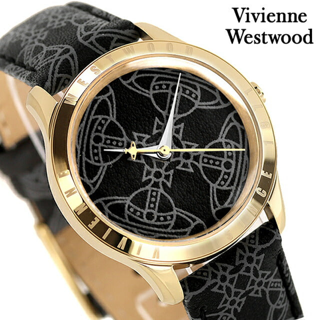 【新品】ヴィヴィアン ウエストウッド Vivienne Westwood 腕時計 レディース VV268GDBK Berkeley クォーツ 電池式 ブラックxブラック アナログ表示 VV268GDBK ｜ ヴィヴィアン ウエストウッド(Vivienne Westwood
