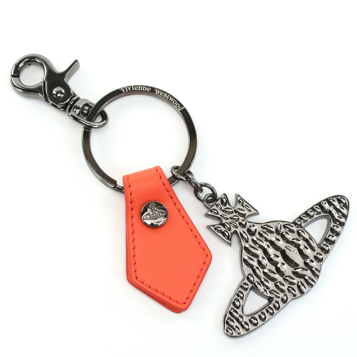 ヴィヴィアン・ウエストウッド キーリング ユニセックス メタル レザー イタリア 82030015 RED レッド系 小物 VWW82030015011
