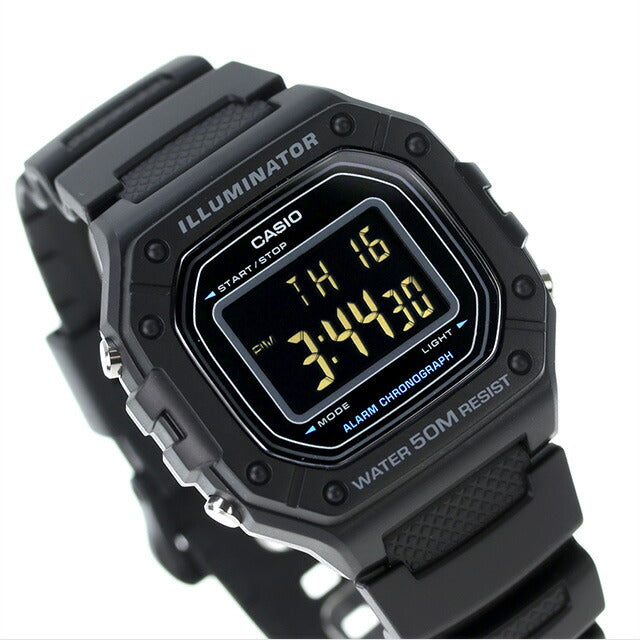 \父の日 ギフトセット/ カシオ チープカシオ CASIO クォーツ 電池式 FD-W-218H 海外モデル ユニセックス チプカシ メンズ レディース 腕時計 ブランド カシオ casio デジタル ブラック 黒 選べるモデル プレゼント 実用的 30代 40代 夫