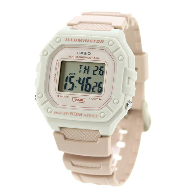 カシオ CASIO W-218HC-4A2V ポップ チプカシ 海外モデル ユニセックス メンズ レディース 腕時計 ブランド カシオ casio デジタル ベビーピンク W-218HC-4A2VDF