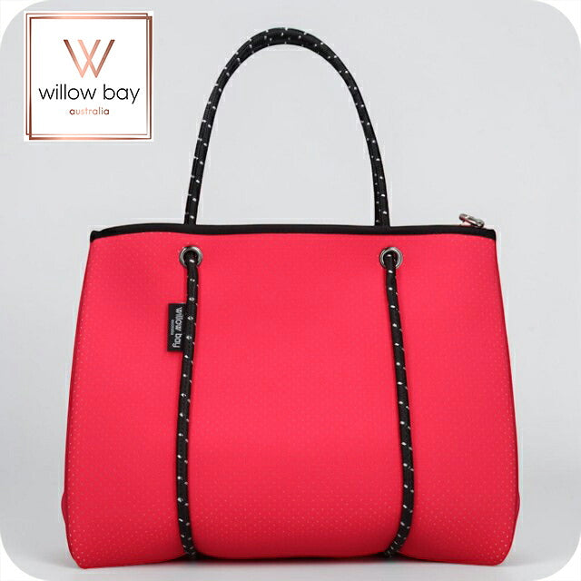 ウィローベイ トートバッグ レディース ブランド WILLOWBAY デイドリーマーウィズジップクロージャーフルサイズ マザーズバッグ FUCHSIA PINK WB-9719