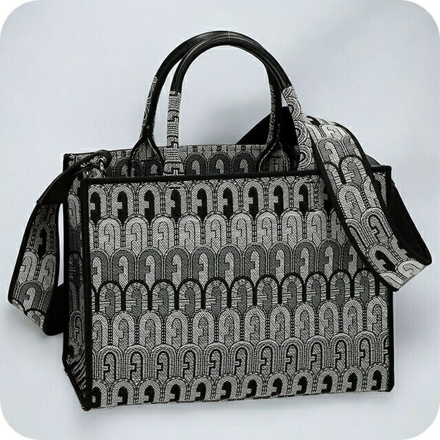 フルラ ハンドバッグ レディース ブランド FURLA WB00299-AX0777 ブラック/グレー WB00299-AX0777-G1000