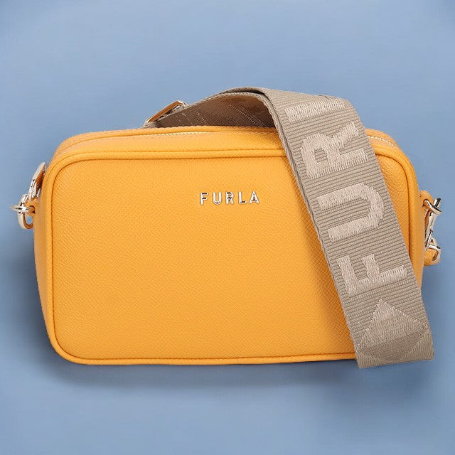 フルラ ショルダーバッグ レディース ブランド CLASSIC レザー WE00600-2965S RADIANT YELLOW+TORTORA バッグ WE00600-2965S