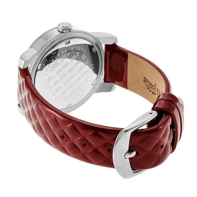 フォリフォリ DONATELLA クオーツ 腕時計 ブランド レディース Folli Follie WF1A005SPS-RE アナログ シルバー レッド 赤 WF1A005SPS-RE