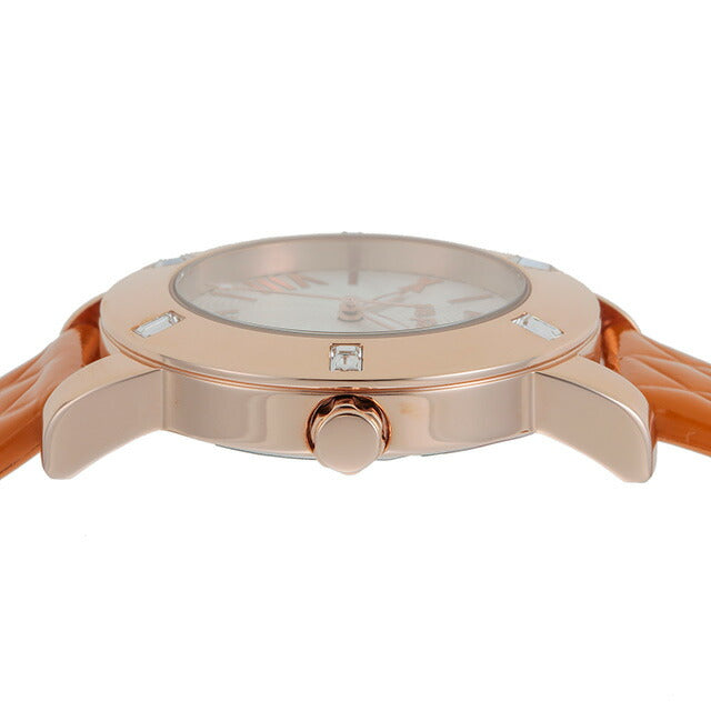 フォリフォリ DONATELLA クオーツ 腕時計 ブランド レディース Folli Follie WF1B005SPSORG アナログ ホワイト オレンジ 白 WF1B005SPSORG
