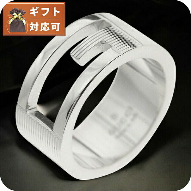 グッチ GUCCI ユニセックス リング 指輪 JP6号 032660-09840-8106-07 シルバー WQ00001449