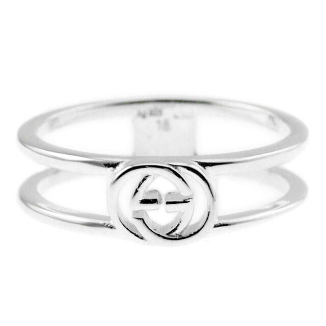 グッチ GUCCI インターロッキングG レディース メンズ リング 指輪 19号 298036 J8400 8106 19 シルバー シルバー WQ00008954