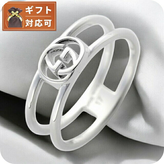 グッチ GUCCI インターロッキングG レディース リング 指輪 11号 298036 J8400 8106 11 シルバー シルバー WQ00010169