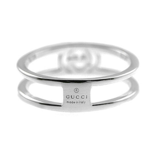 グッチ GUCCI インターロッキングG レディース リング 指輪 9号 298036 J8400 106 09 シルバー WQ00011004