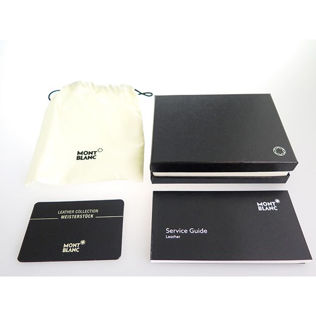 モンブラン MONTBLANC マイスターシュテュック 名刺入れ 7167 ブラック ブラック WQ00025150