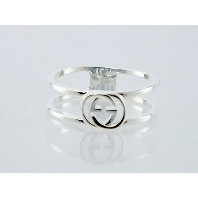 グッチ GUCCI インターロッキングG レディース メンズ リング指輪 13号 298036 J8400 8106 13 シルバー WQ00029299