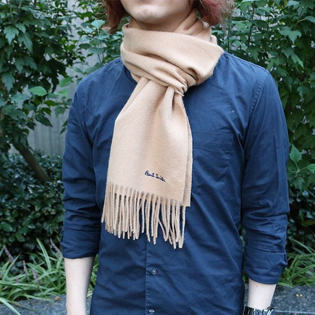 ポールスミス PAUL SMITH マフラー M1A-933D-AS04-62 メンズ ベージュ WQ00035916