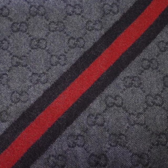 グッチ GUCCI マフラー GG柄 メンズ レディース 570603 3G200 4068 ミッドナイトブルー WQ00035927