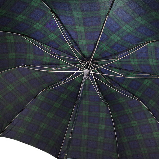 フォックスアンブレラズ FOX UMBRELLAS 折畳傘 メンズ TEL4-BKTA グリーン ネイビー チェック柄 WQ00036912