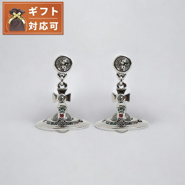 ヴィヴィアンウエストウッド VIVIENNE WESTWOOD プチオーブ ピアス レディース 62020032-S001 シルバー WQ00038293