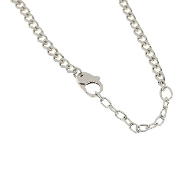 ディーゼル DIESEL ネックレス ペンダント メンズ レディース DX1040040 ダブルプレート シルバー ブラック WQ00039302